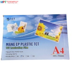 Giấy ép Plastic khổ A4 dày 80 MIC TCT A4-80 - KT:220x316mm