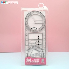 Thước kẻ đa năng hình học xoay 360 độ CY-3306 (Thước đo nhiều hình xoay 3306)