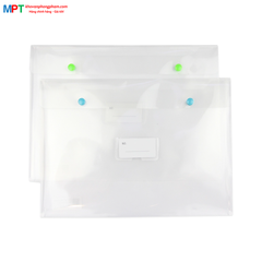 Túi tài liệu ngang 2 cúc S15 khổ A4 Hồng Hà 6623