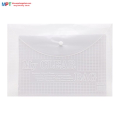 Túi clear bag khổ F loại dày TCT022F - 20 cái/tập