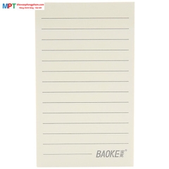 Giấy nhớ 3x5 có dòng kẻ 4 màu Pastel Baoke TZ6002 (127x76mm, 100 tờ)