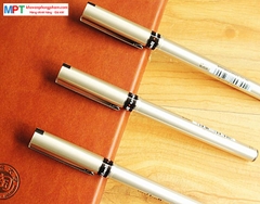 [MUA 12 CÁI TẶNG 1 CÁI] Bút gel Uni-ball Fine Deluxe UB-177 ngòi 0.7mm đậy nắp - Mực xanh (Nhập khẩu bởi Cty Thái Á)