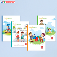 Vở 5 ô ly Hồng Hà 48 trang Tương Lai Xanh 0519 - Định lượng 100gsm - Mua 10 quyển tặng 01 bút chì