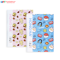 Vở kẻ ngang Hồng Hà 80 trang Study Oringa 1435 - Định lượng 70gsm, giấy chống lóa, mỏi mắt - Mua 10 quyển tặng 1 bút xoá