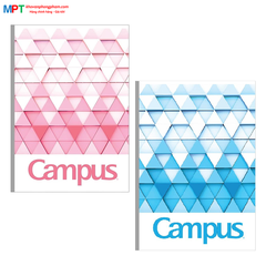 Vở A4 Campus 3D Pattern 200 trang - Dòng kẻ ngang