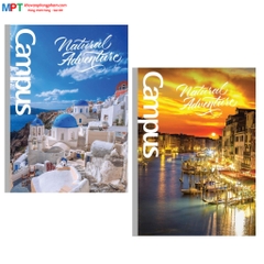 Vở kẻ ngang có chấm Campus Adventure 80 trang - Mua 10 quyển tặng 01 bút bi
