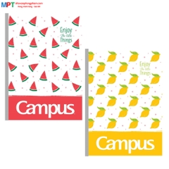 Vở kẻ ngang Campus Enjoy 120 Trang - Mua 10 quyển tặng 01 bút bi