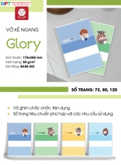 Vở kẻ ngang HẢI TIẾN 80 trang Glory 2883 - Định lượng 58gsm - Mua 10 quyển tặng 01 bút bi