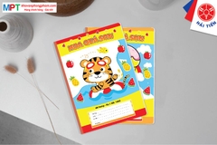 Vở 4 Ô ly Hải Tiến 48 Trang 1602 Hoa Quả Sơn 6 Sao - Giấy định lượng 100gsm - Mua 10 quyển tặng 01 bút chì