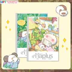 Vở kẻ ngang Haplus 200 trang OLALA 6874 - Giấy định lượng 70gsm - Mua 3 quyển tặng 1 bút bi