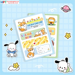 Vở 4 ô ly Hải Tiến 48 trang Sắc màu New 1824 - Định lượng 100gsm - Mua 10 quyển tặng bút chì