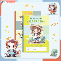 Vở 4 ô ly Hải Tiến 48 trang SMART KIDS 1763 - Giấy chống lóa, ĐL 100gsm - Mua từ 160 quyển chiết khấu 5%