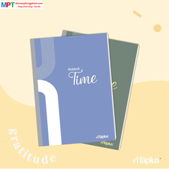Vở kẻ ngang Haplus 120 trang Time 5518 - Định lượng 60gsm - Mua 10 quyển tặng 01 bút bi