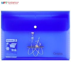 File đựng tài liệu 5 ngăn ngang Campus DF-5X-G2 màu xanh