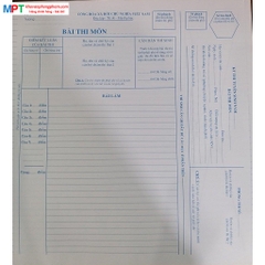 Túi 10 Tờ Giấy Thi A3 Theo Mẫu Của BỘ GD&DT
