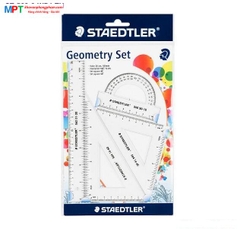 Bộ thước kẻ, eke học sinh Staedtler Chính Hãng 569-0WP4 (Bộ 4 món)
