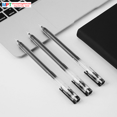 Bút gel Guangbo B72009 ngòi 0.5mm - Thân trong liền mực