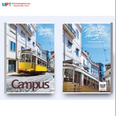 Vở kẻ ngang có chấm Campus Adventure 120 trang - Mua 10 quyển tặng 01 bút bi