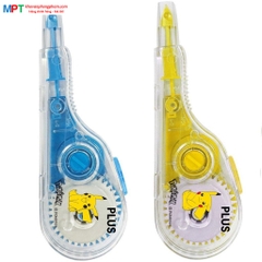 Băng xóa Plus Pokemon 5mmx12m - Màu đậm