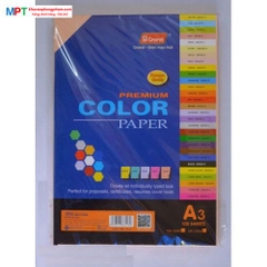 Bìa Màu A4 Hồng Pearch (Hồng tôm) -  Định lượng 120gsm - 100 tờ/tập