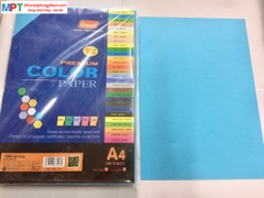 Bìa màu A4 MÀU XANH NGỌC - Định lượng 160gsm - 100 tờ/tập
