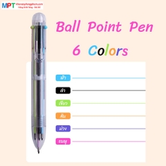 Bút bi 6 màu M&G ABPV6101