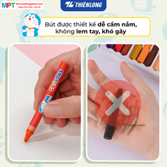 Sáp màu Thiên Long 16 màu Colokit Doraemon CR-C05/DO