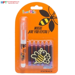 Bút máy Smartkids SK-CFP001 kèm 6 ống mực tím (Tặng 1 tẩy chì STAEDTLER)