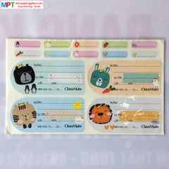 Nhãn vở Classmate Cartoon CL-NT222