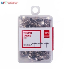 [THANH LÝ] Ghim mũ inox Deli 0022