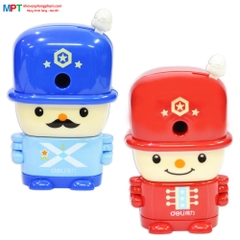 Gọt chì quay tay hình chú lính chì Deli 0733