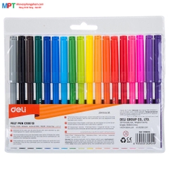Bút dạ màu 18 màu Deli C10013