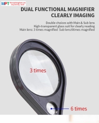 Kính lúp Deli 9091 - 60mm