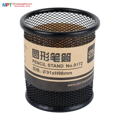 Cắm bút bằng sắt Deli 9172 màu đen