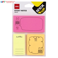 Giấy nhớ Deli A55502 nhiều màu ngộ nghĩnh