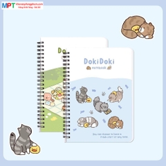 Sổ lò xo Hải Tiến A4 200 trang DOKI DOKI 8533 - Kích thước 210 x 297 mm, Định lượng 70gsm