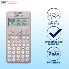 Máy tính CASIO FX-880BTG màu xám - Tặng 1 hộp bút DoubleA và 1 bút Nhật trị giá 65K