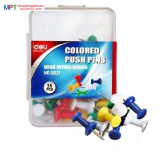 Ghim mũ màu Deli 0021