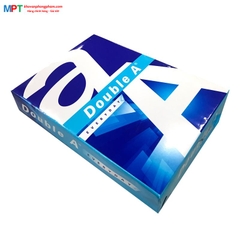 [GIẤY 500 TỜ/TẬP] Thùng 5 tập Giấy in A4 Double A Định lượng 70gsm - TẶNG 1 FILE 8 NGĂN