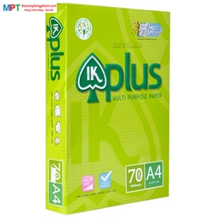 [TẶNG FILE 8 NGĂN] Thùng 5 tập Giấy in A4 IK Plus ĐL70gsm