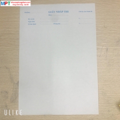 Combo 100 tờ giấy nháp thi mẫu của Bộ GD&ĐT