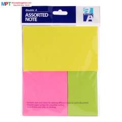 [SIÊU RẺ] Giấy nhớ 3 size 3 màu đậm Double A AN32325-EN