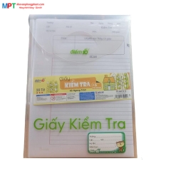 Giấy kiểm tra Thiên Long Điểm 10 TP-GKT015 kẻ ngang - Túi 20 tờ đôi và 6 tờ đơn
