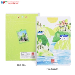 Lốc 10 Vở kẻ ngang Hồng Hà 120 trang bốn mua 1001 - Định lượng 58gms - Tặng bút bi hoặc túi Clear
