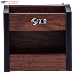 Cắm bút gỗ HX-1015 - Kích thước: 135 x 125 x 128mm