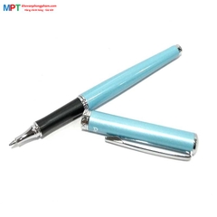 [CHÍNH HÃNG - Do GOLDEN PEN NK] Bút ký cao cấp Pentel K611S-C nét 0.7mm thân bút màu xanh da trời - Mực xanh (Thiết kế nắp đậy)