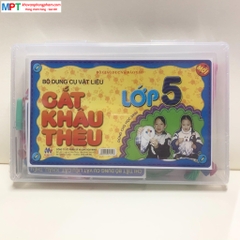Bộ dụng cụ vật liệu cắt khâu thêu Lớp 5 Hoa Minh