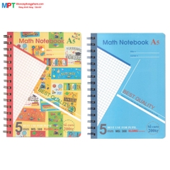 Sổ lò xo Klong caro A5 200 trang 300 (148x210mm)