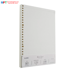 Ruột sổ còng Dot Grid 26 chấu khổ B5 KLONG 547 - Định lượng 120gsm - Kích thước 175x250mm