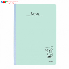 Vở kẻ ngang Klong chấm may dán gáy 80 trang mã 840 - Định lượng 100gsm - Kích thước 175x250mm